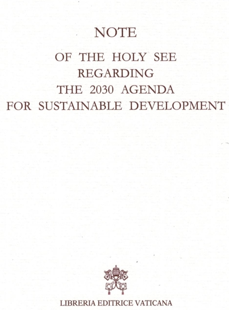 Note of the Holy See